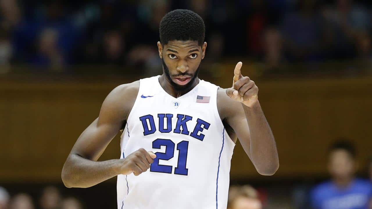 Ncaa basketball - Duke Blue Devils - Amile Jefferson