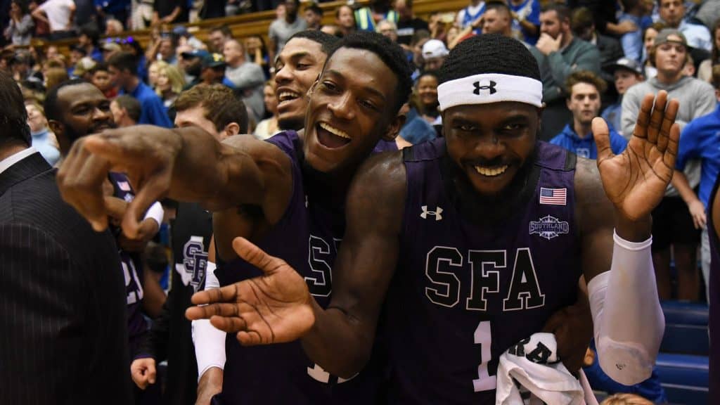 SFA Stephen F. Austin Duke Nico Mannion