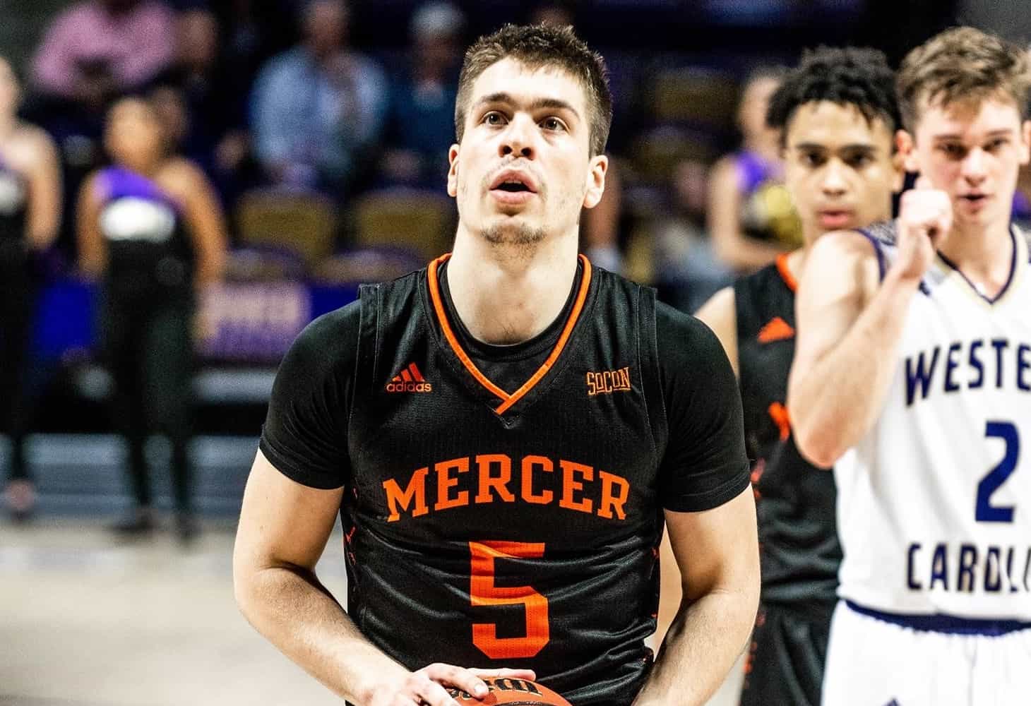 Djordje Dimitrijevic Mercer Europei in NCAA Gennaio 2020