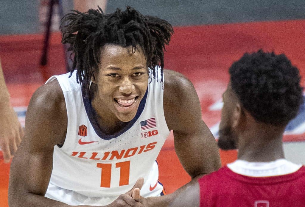 Ayo Dosunmu Illinois grin