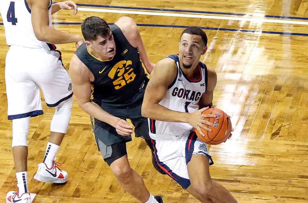 Luka Garza e Jalen Suggs